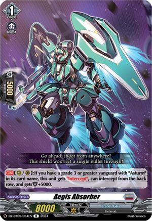 Aegis Absorber - DZ-BT05/054EN - Rare