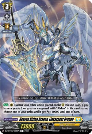 Heaven Rising Dragon, Linkaspear Dragon - DZ-BT05/056EN - Rare