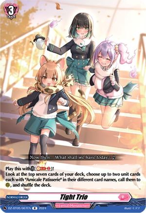 Tight Trio - DZ-BT05/067EN - Rare