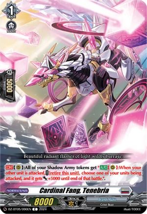 Cardinal Fang, Tenebria - DZ-BT05/090EN - Common