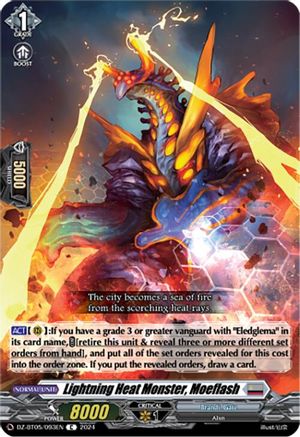 Lightning Heat Monster, Moeflash - DZ-BT05/093EN - Common