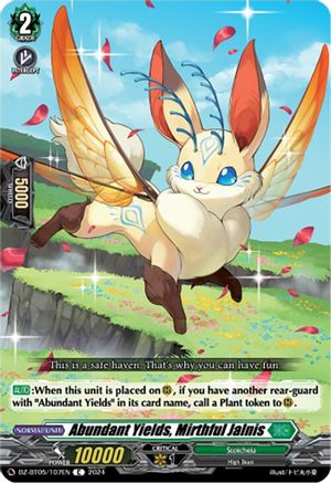 Abundant Yields, Mirthful Jalnis - DZ-BT05/107EN - Common