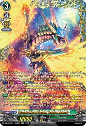Destined King of Infinity, Levidras Empireo (FFR) - DZ-BT05/FFR14EN - Double Frame Rare