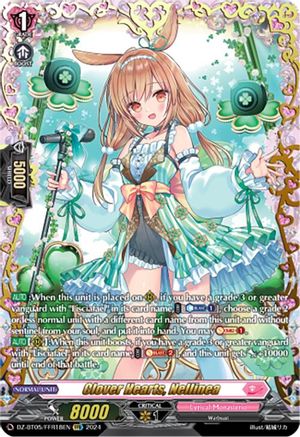Clover Hearts, Nellinea (FFR) - DZ-BT05/FFR18EN - Double Frame Rare