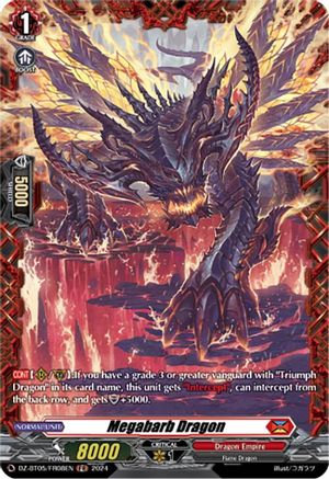 Megabarb Dragon (FR) - DZ-BT05/FR08EN - Frame Rare