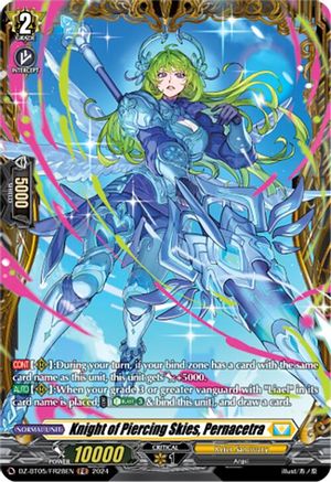 Knight of Piercing Skies, Pernacetra (FR) - DZ-BT05/FR28EN - Frame Rare