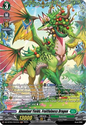 Abundant Yields, Fruitfulness Dragon (FR) - DZ-BT05/FR37EN - Frame Rare