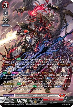 Unparalleled Drekasleif, Varga Dragres "Rakshasa" (SR) - DZ-BT05/SR01EN - Silver Rare