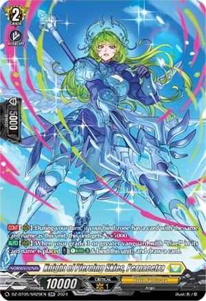 Knight of Piercing Skies, Pernacetra (SR) - DZ-BT05/SR29EN - Silver Rare