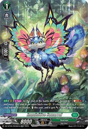 Inquisitive Squarrol (SR) - DZ-BT05/SR36EN - Silver Rare