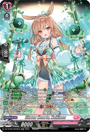 Clover Hearts, Nellinea (SR) - DZ-BT05/SR38EN - Silver Rare