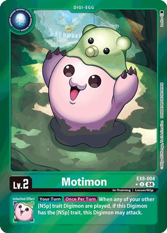 Motimon (Limited Foil) - EX8-004 - Uncommon