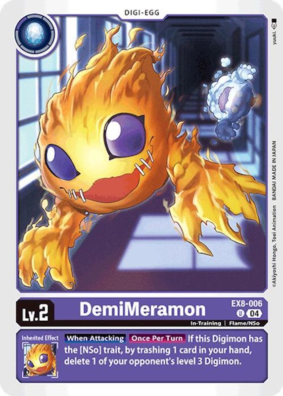 DemiMeramon - EX8-006 - Uncommon