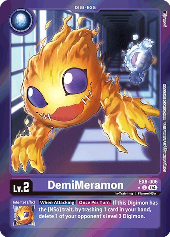 DemiMeramon (Limited Foil) - EX8-006 - Uncommon