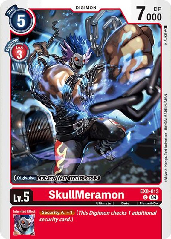 SkullMeramon - EX8-013 - Common