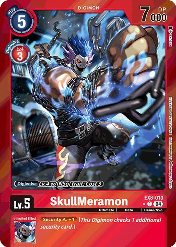 SkullMeramon (Limited Foil) - EX8-013 - Common