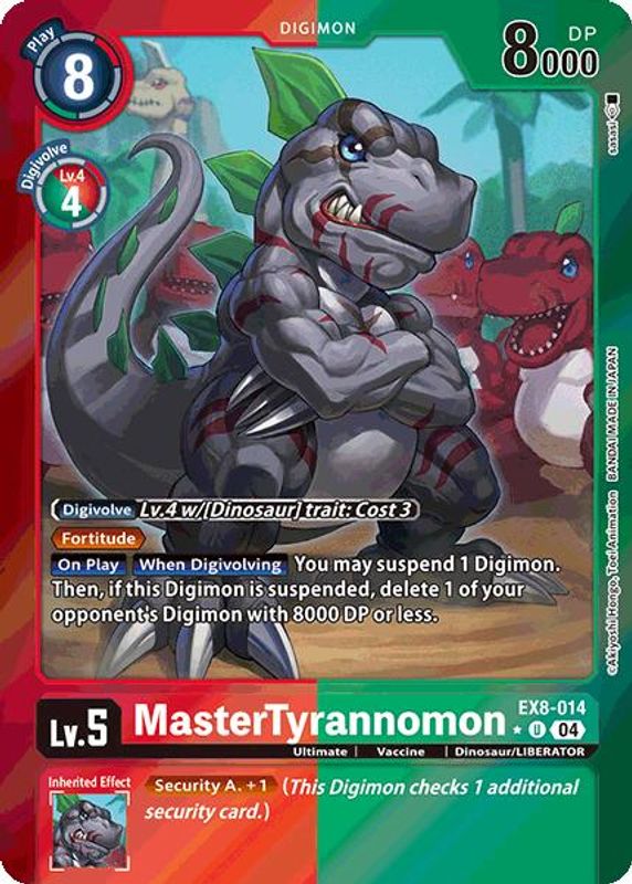 MasterTyrannomon (Limited Foil) - EX8-014 - Uncommon