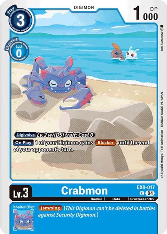 Crabmon - EX8-017 - Common