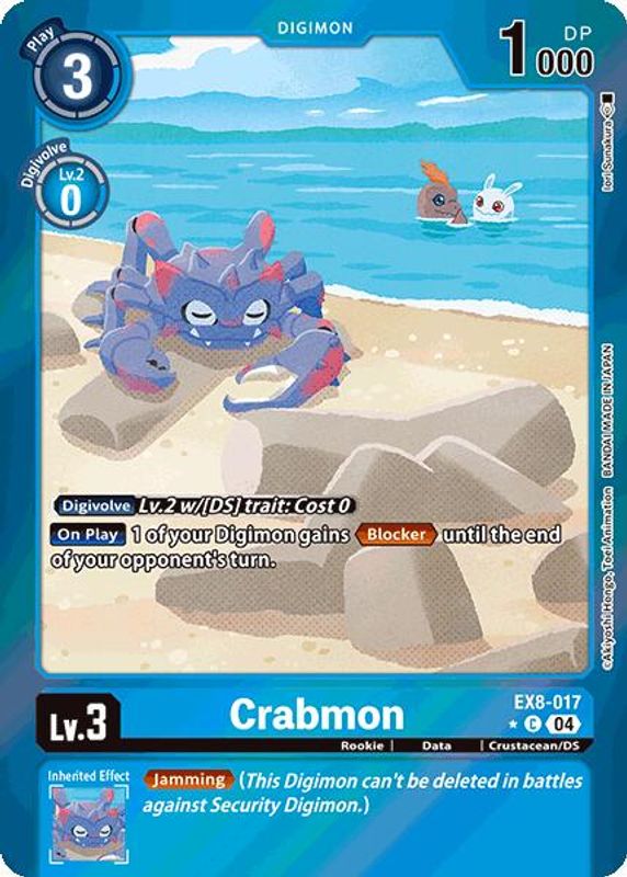 Crabmon (Limited Foil) - EX8-017 - Common