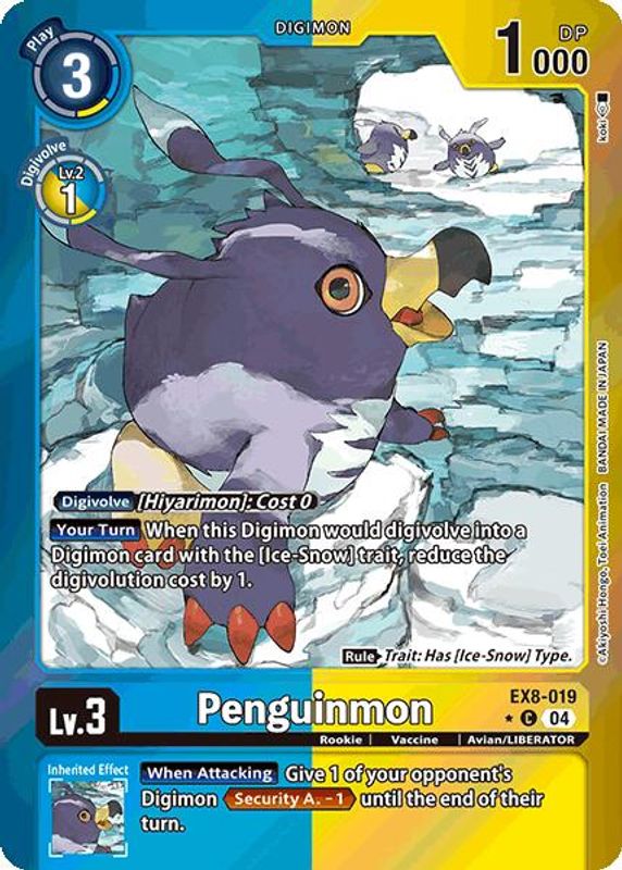Penguinmon (Limited Foil) - EX8-019 - Common