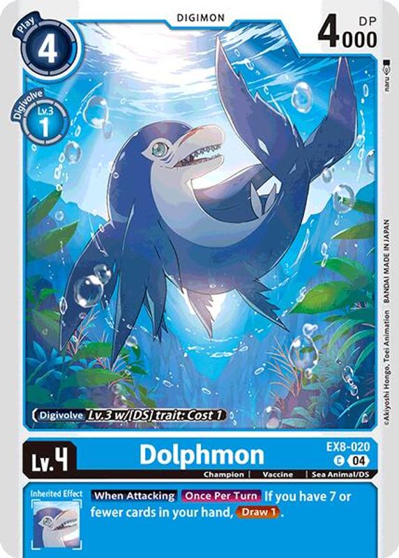 Dolphmon - EX8-020 - Common
