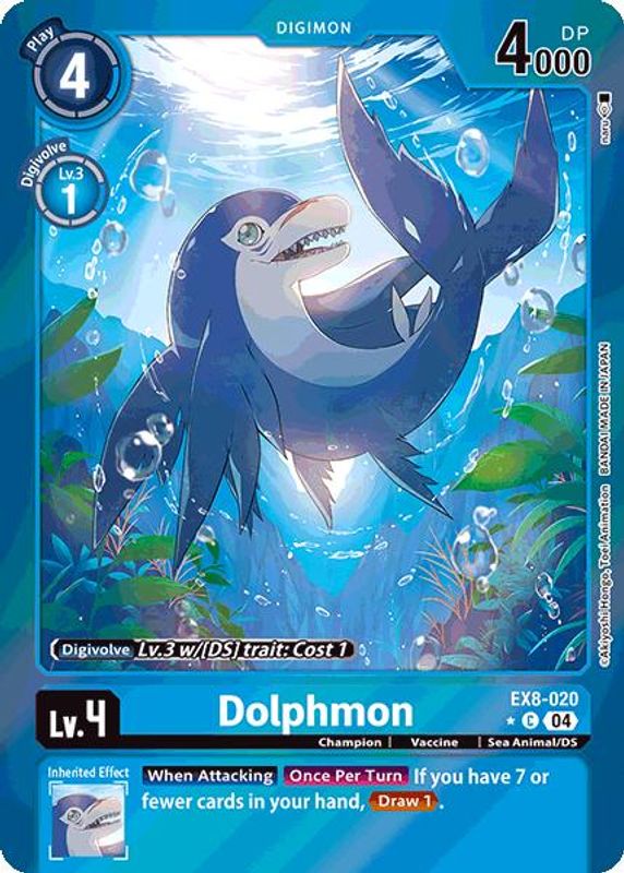 Dolphmon (Limited Foil) - EX8-020 - Common
