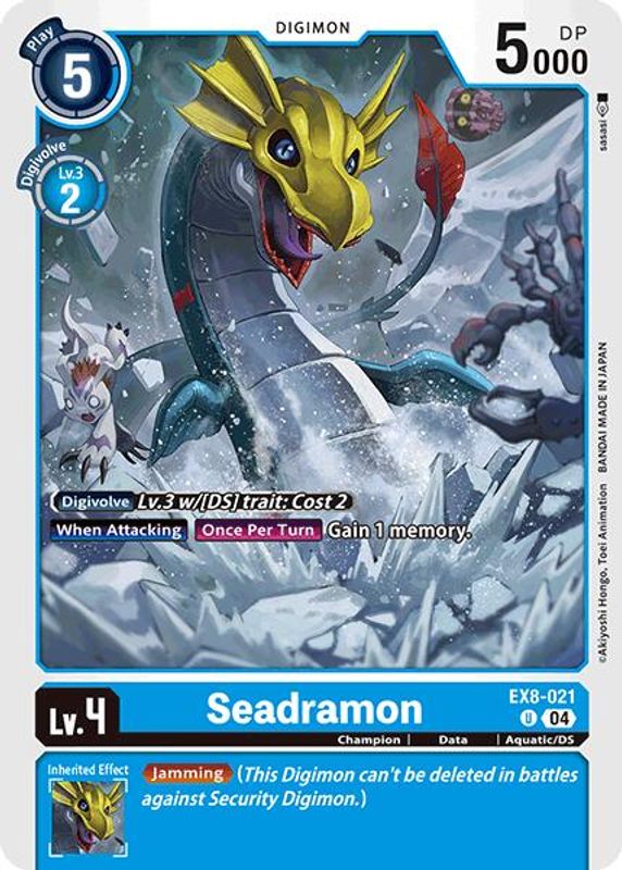 Seadramon - EX8-021 - Uncommon