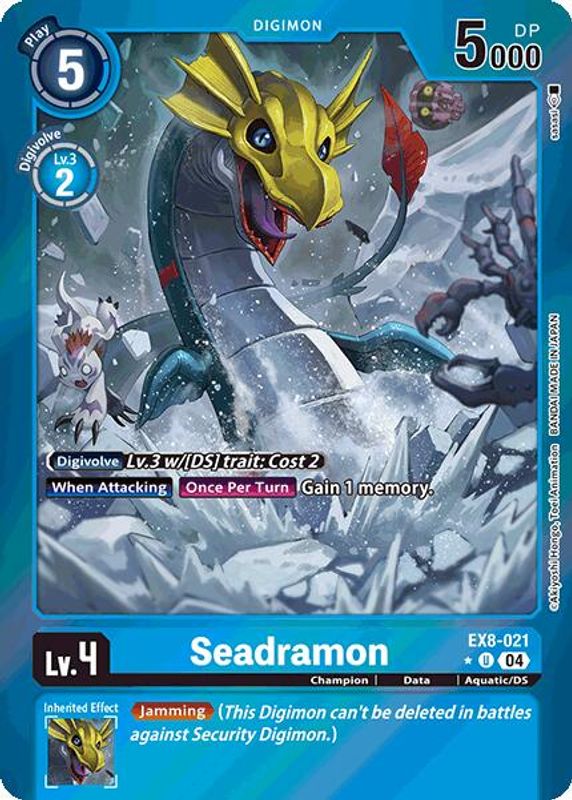 Seadramon (Limited Foil) - EX8-021 - Uncommon