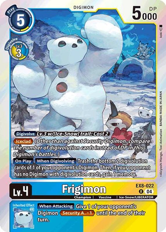 Frigimon - EX8-022 - Rare