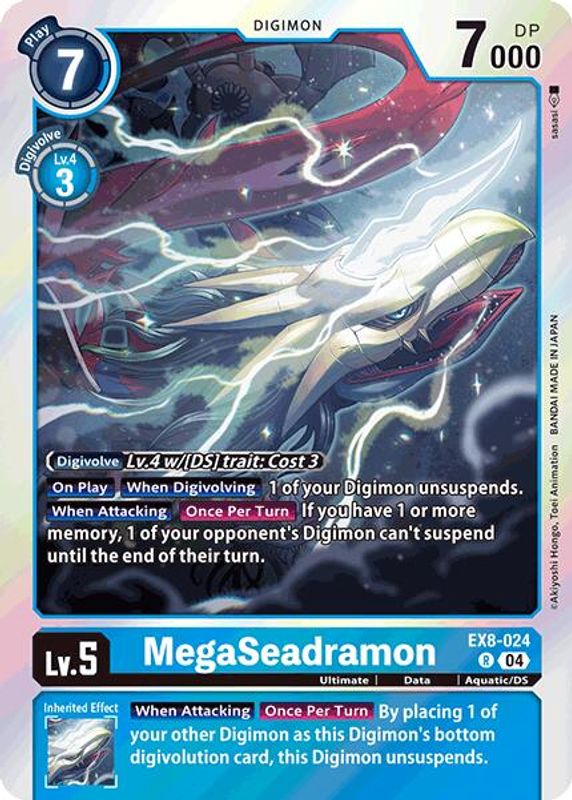 MegaSeadramon - EX8-024 - Rare