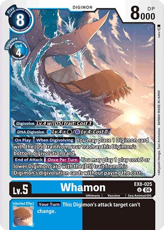 Whamon - EX8-025 - Uncommon
