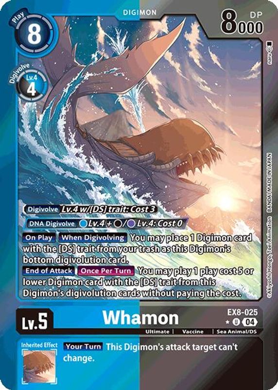 Whamon (Limited Foil) - EX8-025 - Uncommon