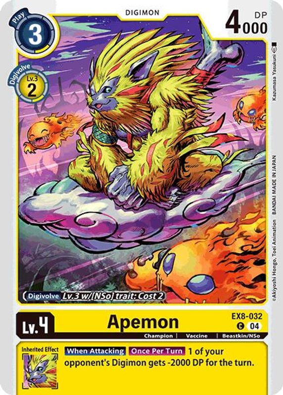 Apemon - EX8-032 - Common