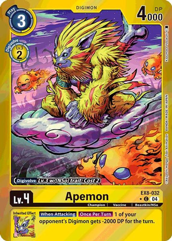 Apemon (Limited Foil) - EX8-032 - Common