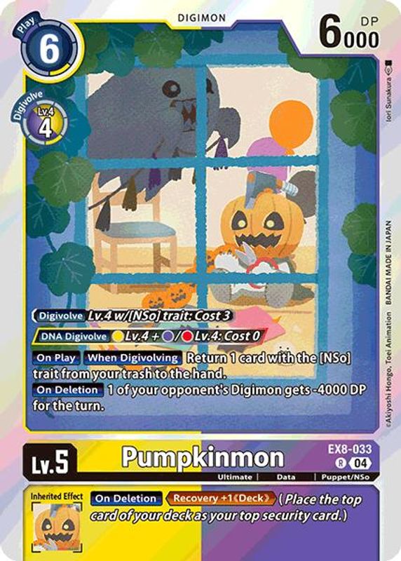 Pumpkinmon - EX8-033 - Rare