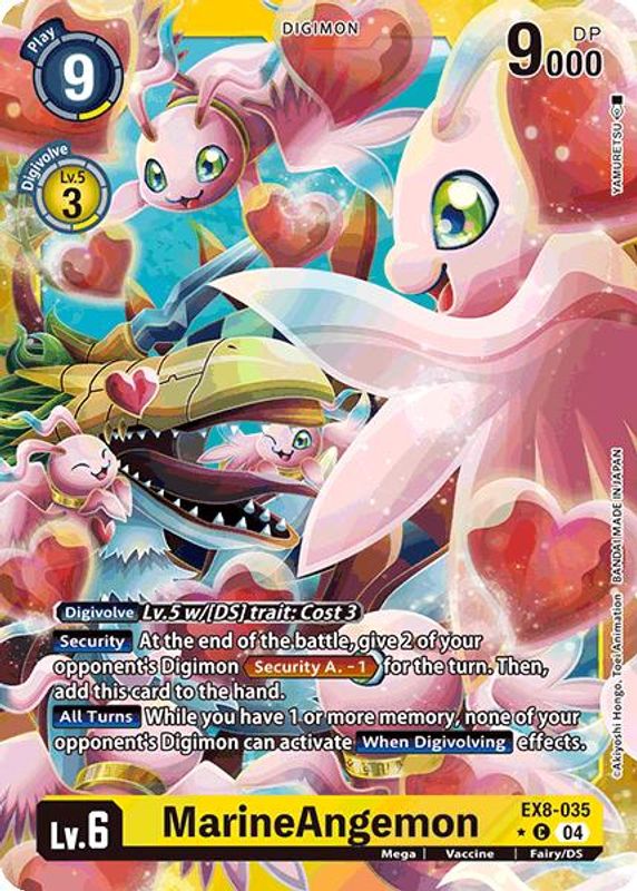 MarineAngemon (Limited Foil) - EX8-035 - Common