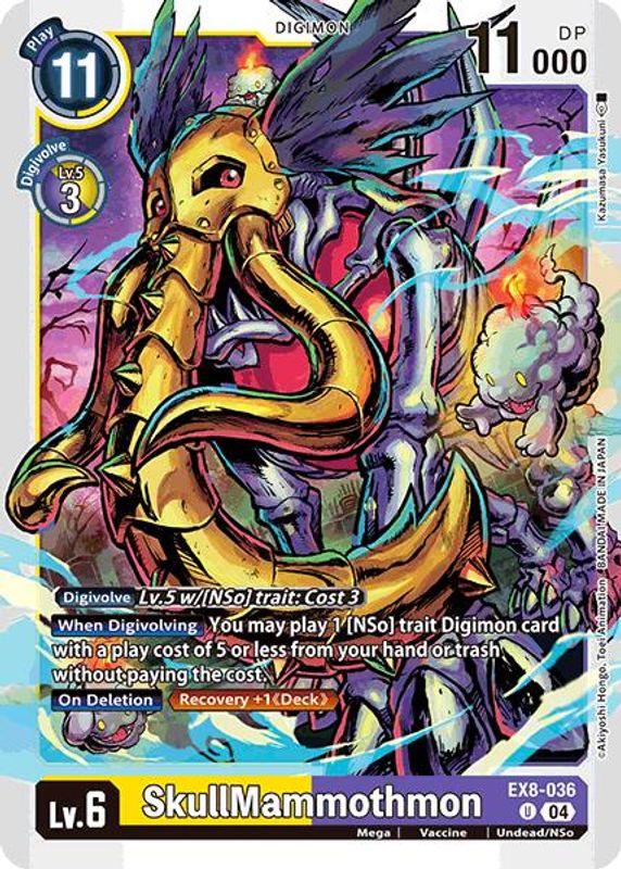 SkullMammothmon - EX8-036 - Uncommon