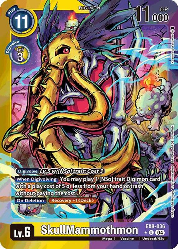 SkullMammothmon (Limited Foil) - EX8-036 - Uncommon