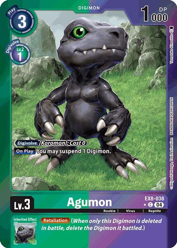 Agumon - EX8-038 (Limited Foil) - EX8-038 - Common