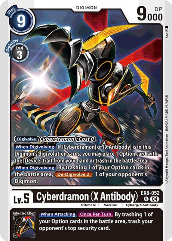 Cyberdramon (X Antibody) - EX8-052 - Uncommon
