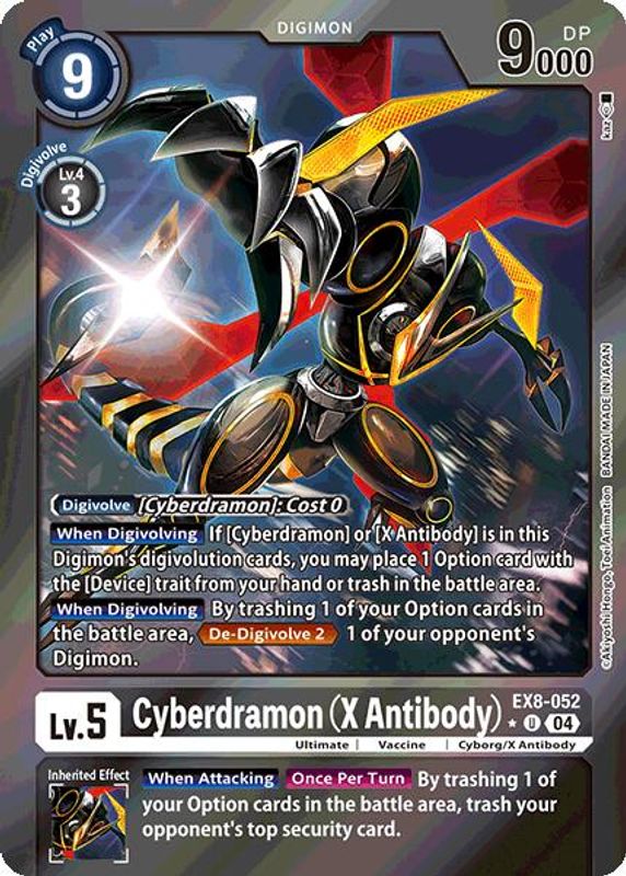 Cyberdramon (X Antibody) (Limited Foil) - EX8-052 - Uncommon