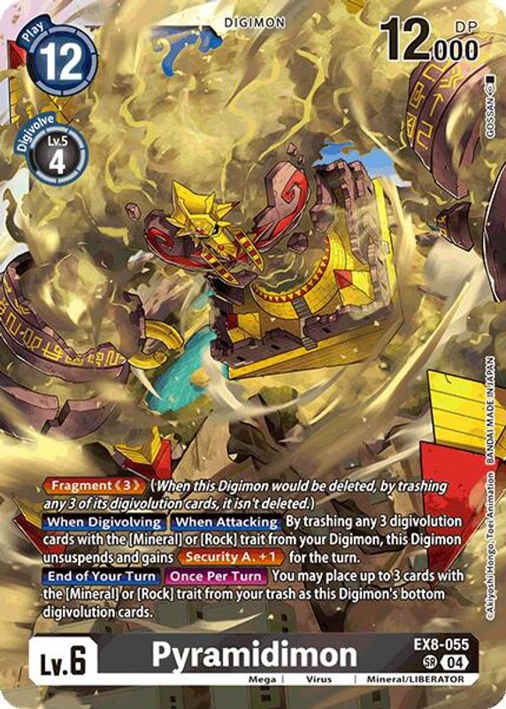 Pyramidimon - EX8-055 - Super Rare