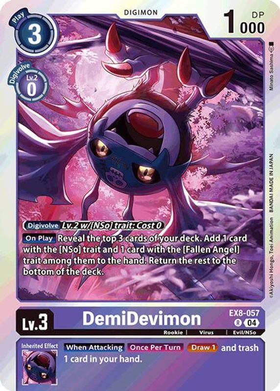 DemiDevimon - EX8-057 - Rare