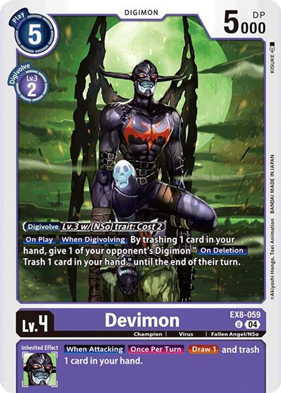 Devimon - EX8-059 - Uncommon