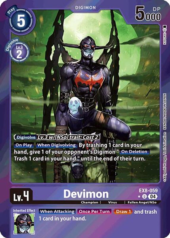 Devimon (Limited Foil) - EX8-059 - Uncommon