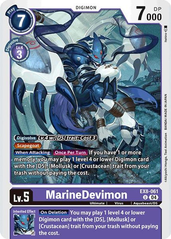 MarineDevimon - EX8-061 - Uncommon