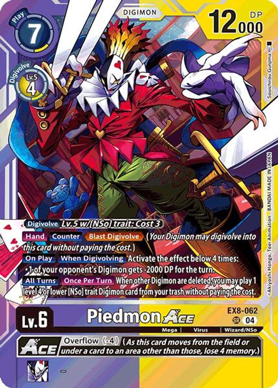 Piedmon ACE - EX8-062 - Super Rare
