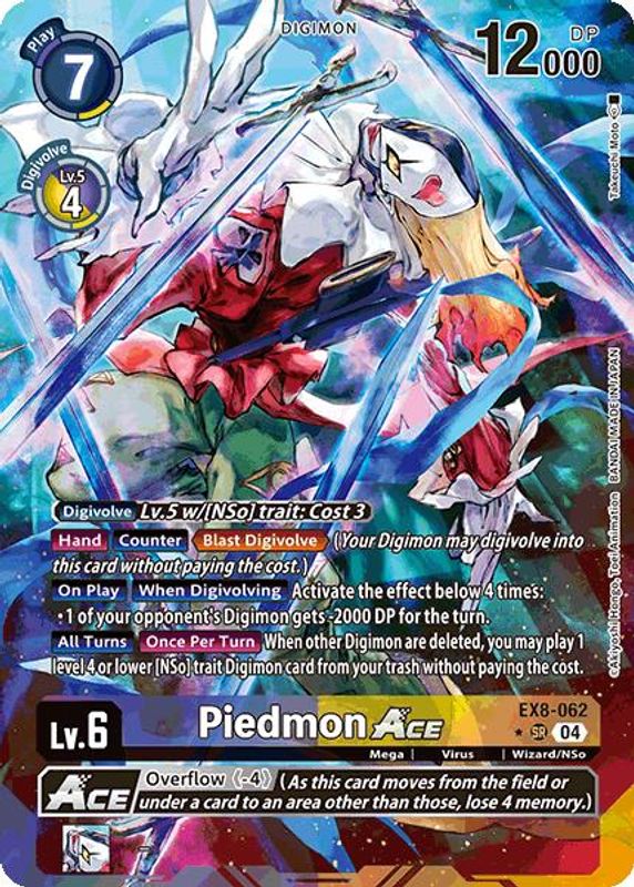 Piedmon ACE (Alternate Art) - EX8-062 - Super Rare