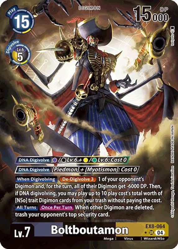 Boltboutamon (Alternate Art) - EX8-064 - Super Rare