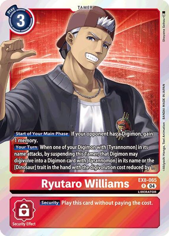 Ryutaro Williams - EX8-065 - Rare